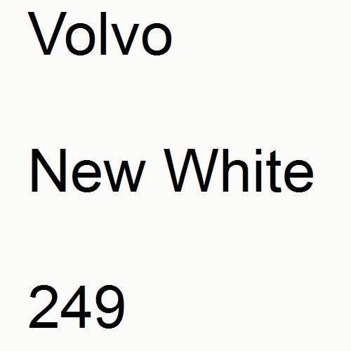 Volvo, New White, 249.